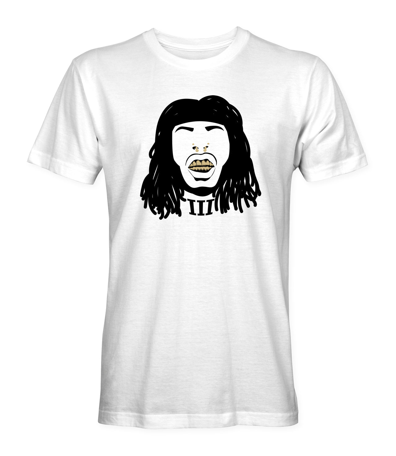 Faceoff White Tee