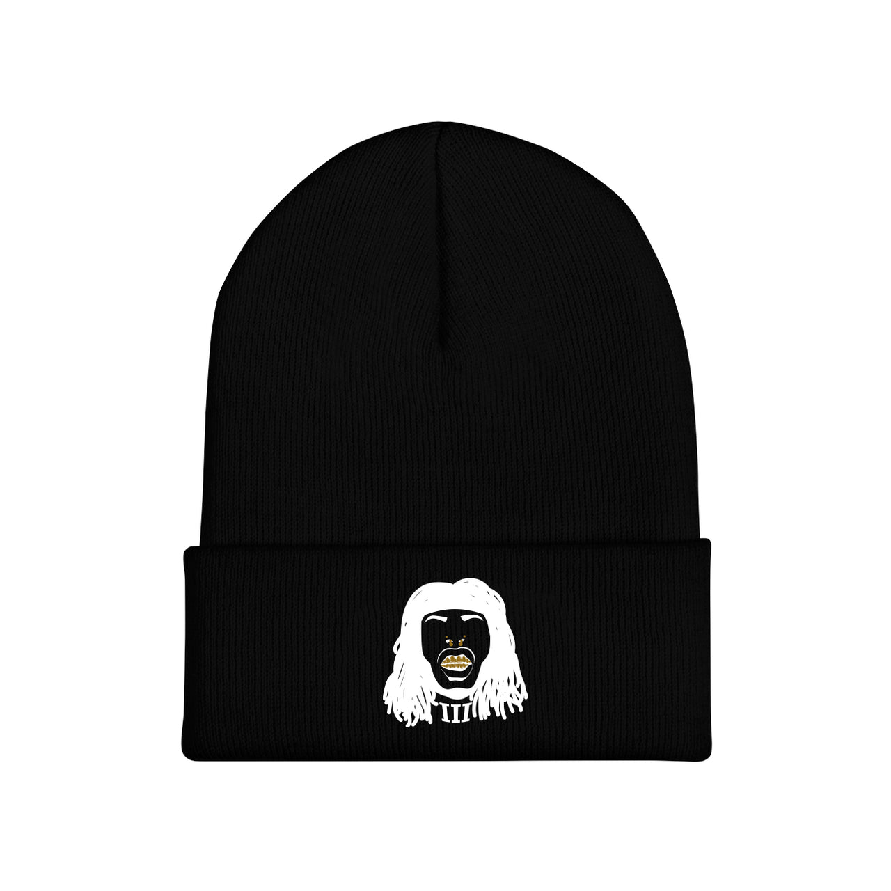 Faceoff Black Beanie