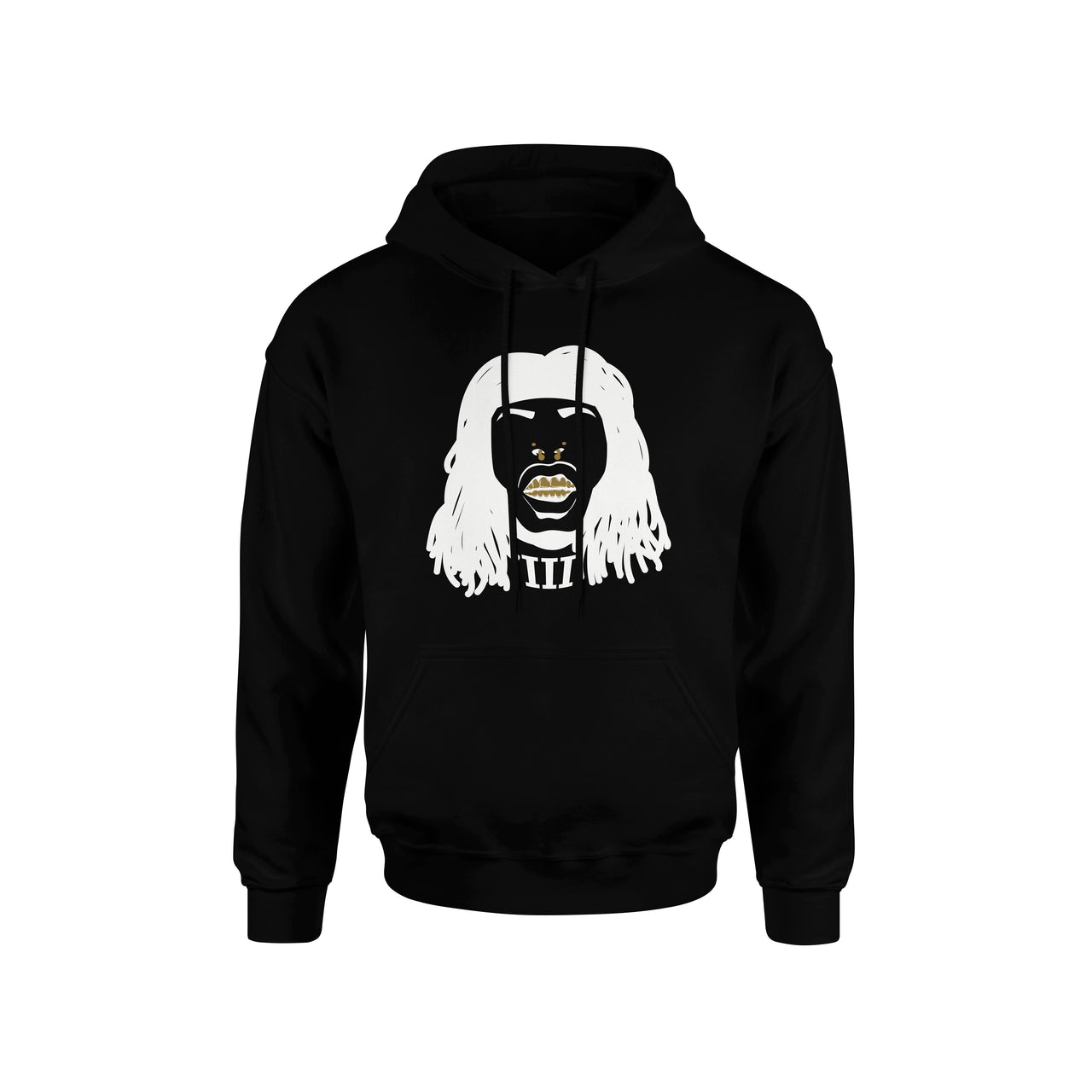 Faceoff Black Hoodie