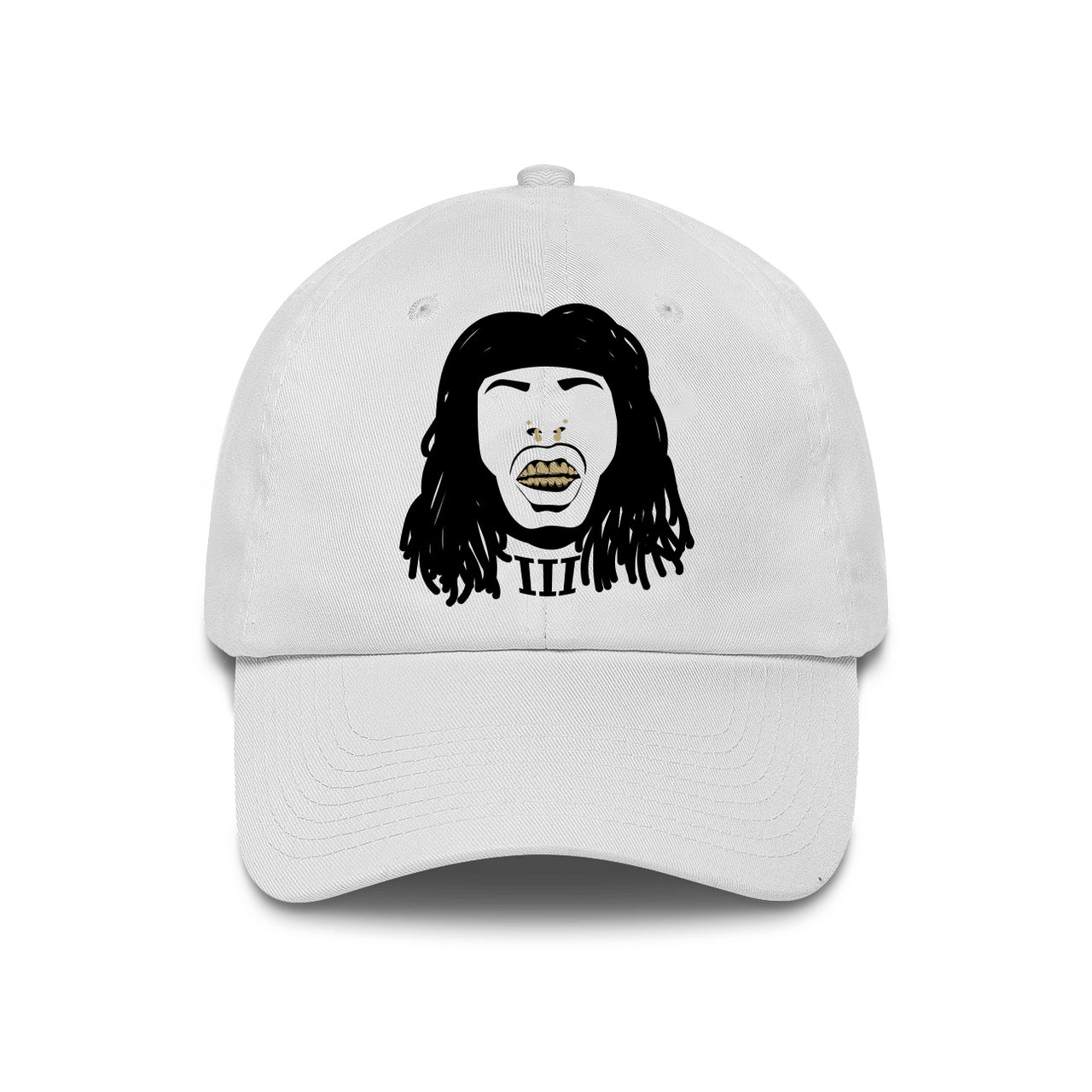 Faceoff White Dad Hat